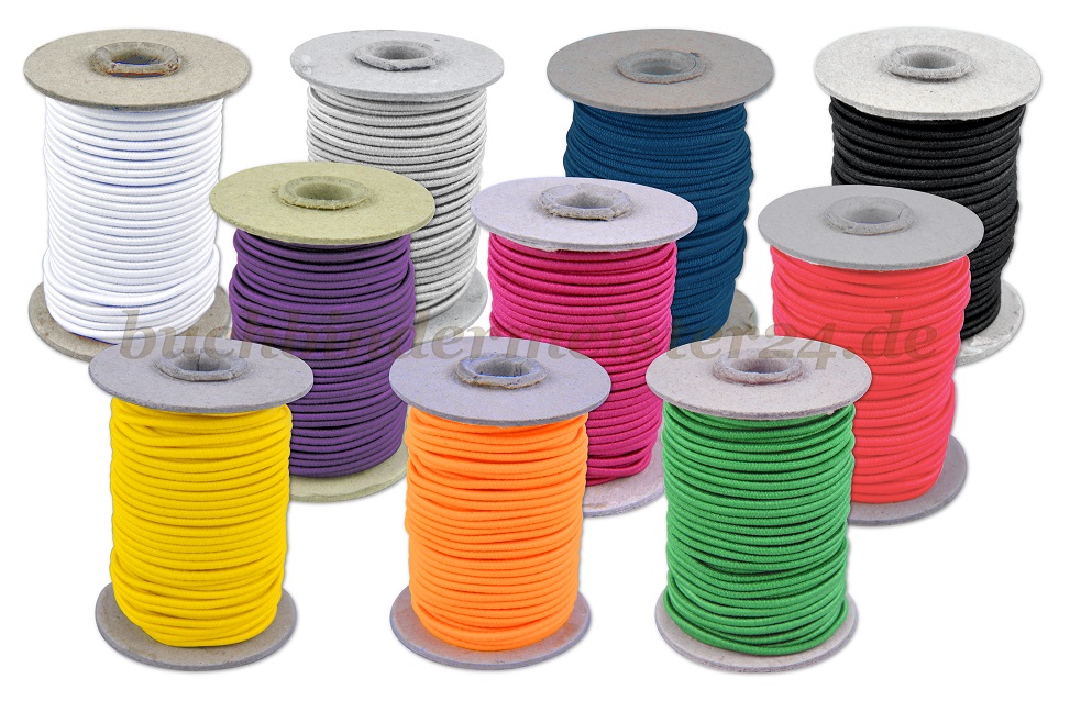 Elastics + cords<br>on spool