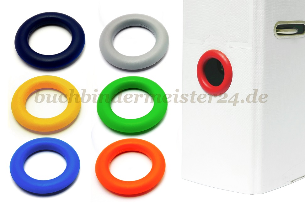 Finger ring eyelets