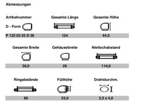 Ringbuchmechaniken<br>33 mm Füllhöhe