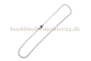 Ball chains with connector<br>length 100 mm<br>nickel plated