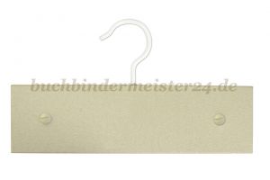 Kollektionshaken mit<br>Flachkopf, 70 mm hoch<br>weiss