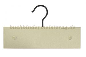 Kollektionshaken mit<br>Flachkopf, 70 mm hoch<br>schwarz