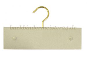 Kollektionshaken mit<br>Flachkopf, 70 mm hoch<br>vermessingt