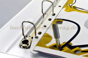 Magazine holders<br>Magazin-Clip, weiss<br>for DIN A4