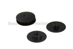 Kunststoff-Drucknieten<br>1,5 mm Fassung<br>schwarz