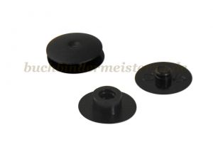Kunststoff-Drucknieten<br>2,5 mm Fassung<br>schwarz