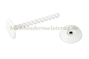 Bindestifte für Musterkollektionen<br>65 mm lang<br>weiss