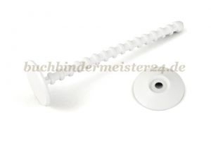 Bindestifte für Musterkollektionen<br>85 mm lang<br>weiss