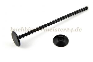 Bindestifte für Musterkollektionen<br>140 mm lang<br>schwarz