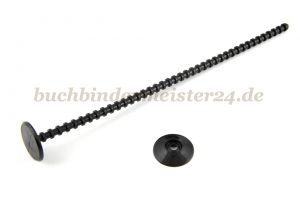 Bindestifte für Musterkollektionen<br>205 mm lang<br>schwarz
