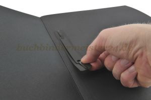 File mechanisms, black,<br>150 x 16 mm