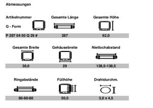 Ringbuchmechaniken<br>50 mm Füllhöhe<br>mit 3. Nietloch