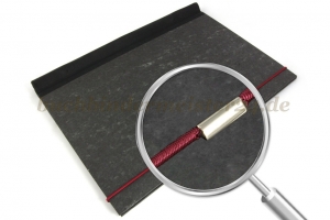 Gummiband zum Ring<br> 410 mm Schnittlänge<br>weinrot