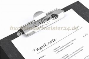 Board clips with grip<br>88 mm width<br>with print plate cloche