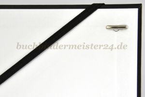 Flat Elastics<br>with 2 T-Ends<br>300 mm, black