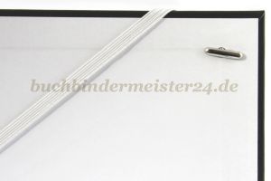 Flachgummi<br>mit 2 Splinten<br>400 mm, weiss