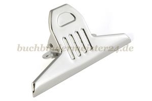 Letter clips<br>125 mm width<br>nickel plated