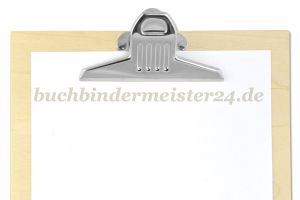 Letter clips<br>125 mm width<br>nickel plated