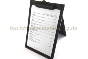 Board clips with grip<br>88 mm width<br>black plated