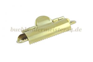 Blockklammern mit Griff<br>50 mm breit<br>vermessingt
