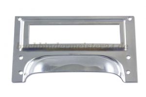 Shell handles with label holder<br>95x57mm<br>for labels 78x26mm