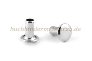 Tubular rivets<br>nickel plated<br>3,8 X 7 X 10 mm