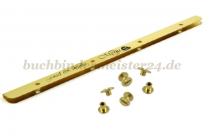 Speisekartenschienen<br>320 mm, vermessingt<br>