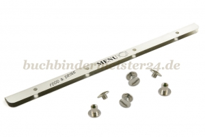 Speisekartenschienen<br>320 mm, Alu-Optik<br>