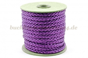 PP-Kordeln, lila<br>5 mm Durchm.<br>10 Meter auf Pappspule