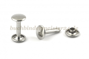 Doppel-Hohlnieten<br>Schaft 15 mm<br>vernickelt<br>geschlossen
