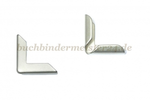 Book corners, alu-look<br>16 mm shank<br>3 mm capacity