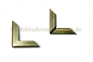Book corners, antique<br>30 mm shank<br>4 mm capacity