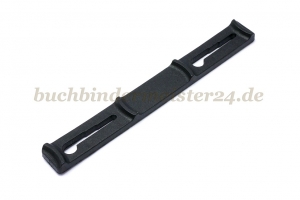 Kunststoff-Niederhalter<br>119 mm, schwarz<br>Ringabstand 80 mm