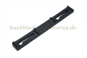 Kunststoff-Niederhalter<br>103 mm, schwarz<br>Ringabstand 65 mm