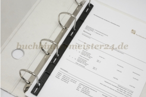 Kunststoff-Niederhalter 270 mm, schwarz Lochabstand 3 X 80 mm