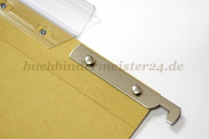 Suspension rail ends<br>70 mm long<br>nickel plated