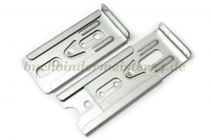 Sliding suspension device<br>for ringbinder and folder<br>zinc