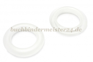Grifflochringe<br>aus Kunststoff<br>transparent