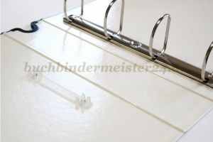 Kunststoff-Feststeller<br>für Ringordner<br>2-fach