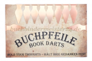 Bookdarts made of copper