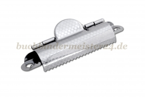Board clips with grip<br>50 mm width<br>nickel-satin coated