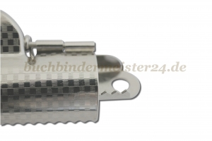 Board clips with grip<br>50 mm width<br>nickel-satin coated