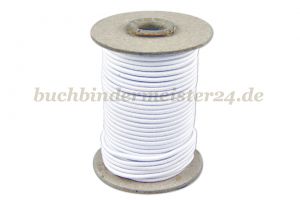 Round elastic, white<br>2 mm Ø<br>100 meters on a spool