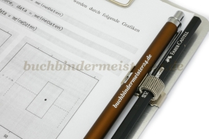 Pen holders with clip<br>one loop and clip<br>nickel plated