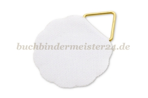 Bildaufhänger<br>30 mm Durchmesser<br>weiss