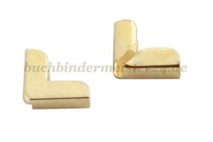 Buchecken, passiviert<br>20 mm Schenkellänge<br>5 mm Fassung