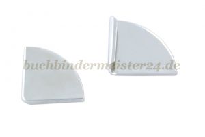 Buchecken, vernickelt<br>22 mm Schenkellänge<br>2,5 mm Fassung