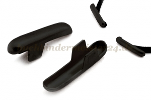 T-ends for<br>elastics and cords<br>black plated