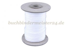 PP-Kordeln, weiss<br>2 mm Durchmesser<br>20 Meter auf Pappspule