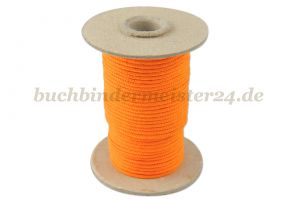PP-Kordeln, orange<br>2 mm Durchmesser<br>20 Meter auf Pappspule